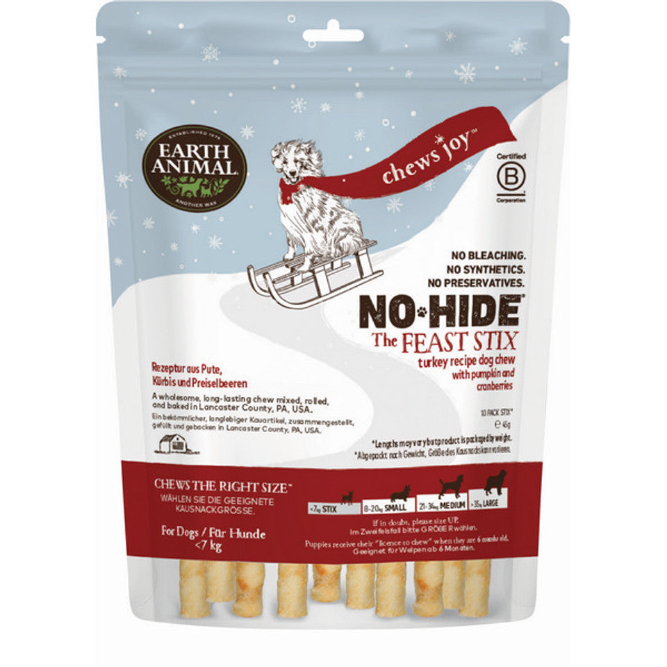 Earth Animal No Hide Stix 10pk - The Feast