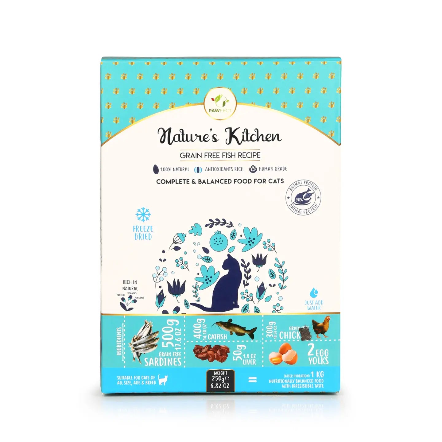 Natures Kitchen Freeze-Dried Cat Fish 250g