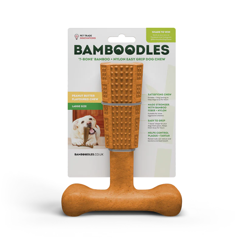 Bamboodles T-Bone Peanut Butter