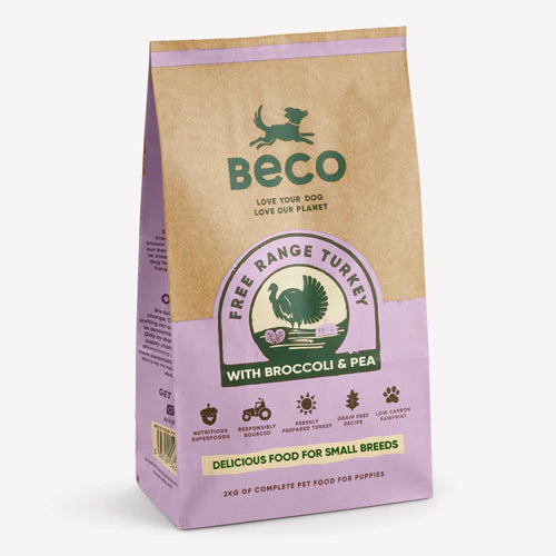 Beco Small Breed Dog Food - Turkey 2kg