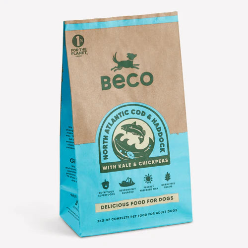 Beco Adult Dog Food - Cod & Haddock 2kg