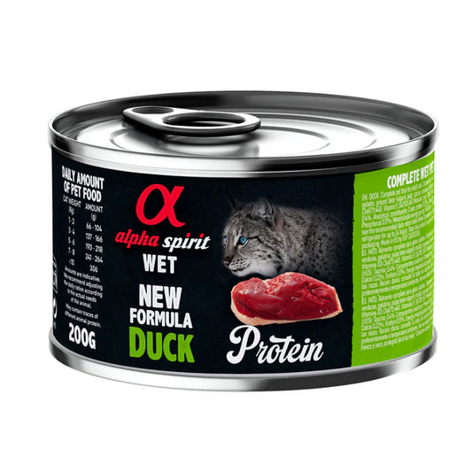 Alpha Spirit Cat Wet Duck 200g