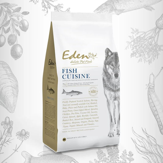 Eden Fish Cuisine Medium Breed Dry Dog Food