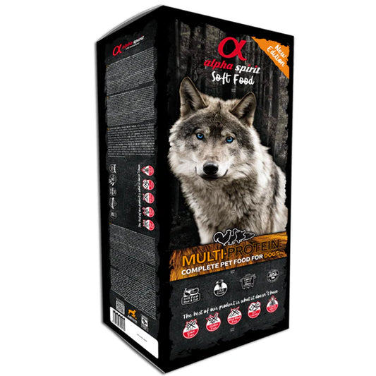 Alpha Spirit Semi-moist Multiprotein Box 9kg