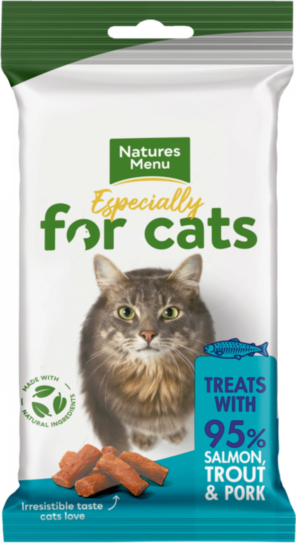 Natures Menu Cat Treats - Salmon & Trout 60g